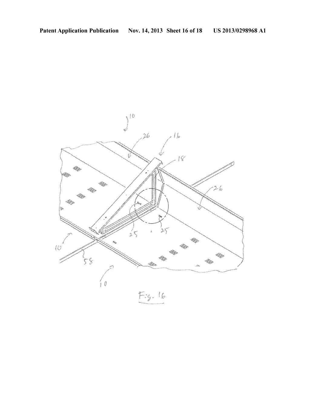 SOLAR PANEL RACKING SYSTEM HAVING SEPARATE SUPPORT STRUCTURE AND COVER     ASSEMBLY - diagram, schematic, and image 17