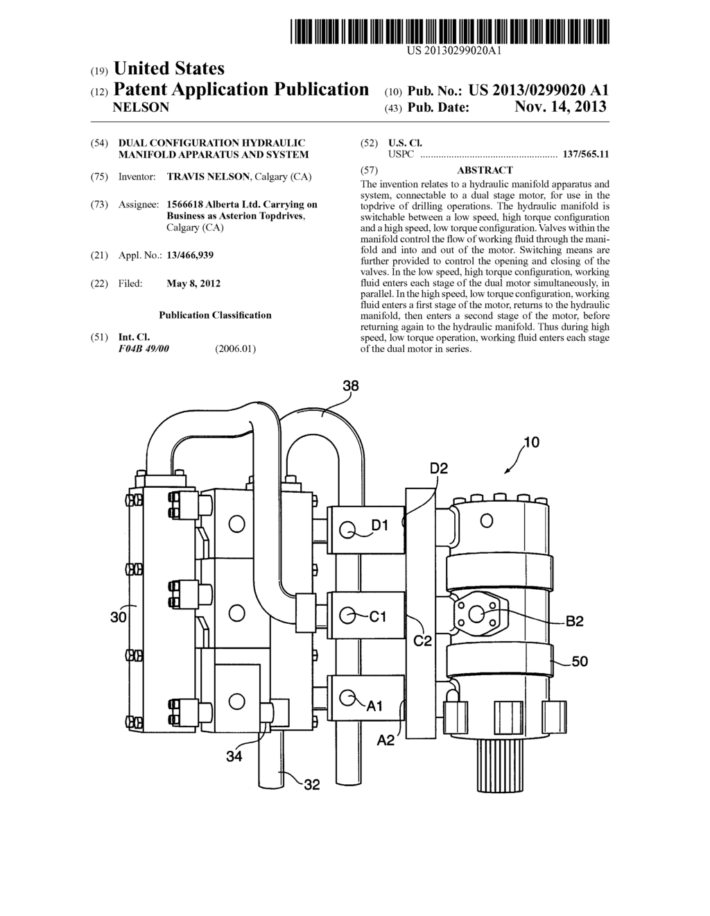 DUAL CONFIGURATION HYDRAULIC MANIFOLD APPARATUS AND SYSTEM - diagram, schematic, and image 01