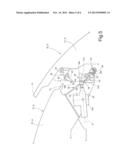 CONSTRAINT SYSTEM OF SECTORS OF A DEVICE FOR PRODUCING AN AIRPLANE     FUSELAGE diagram and image