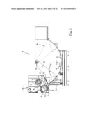 Conveying device and/or press having a feed device connected upstream diagram and image