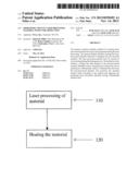 Odor reduction in laser processed material with curl reduction diagram and image