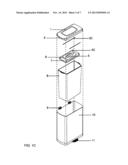 GARBAGE CONTAINER WITH DETACHABLE MANUAL COMPACTION DEVICE diagram and image