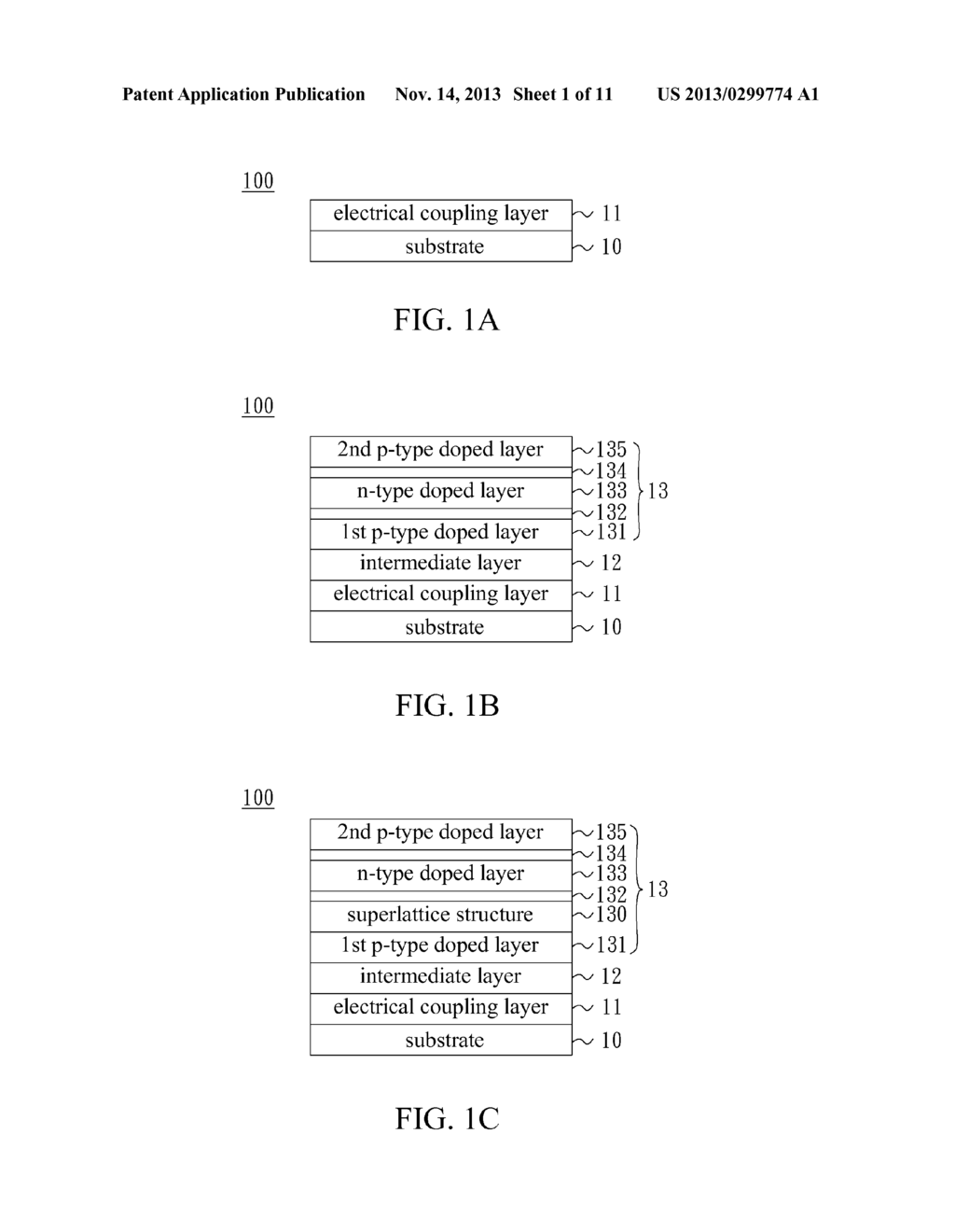 LIGHT-EMITTING DIODE DEVICE AND A METHOD OF MANUFACTURING THE SAME - diagram, schematic, and image 02