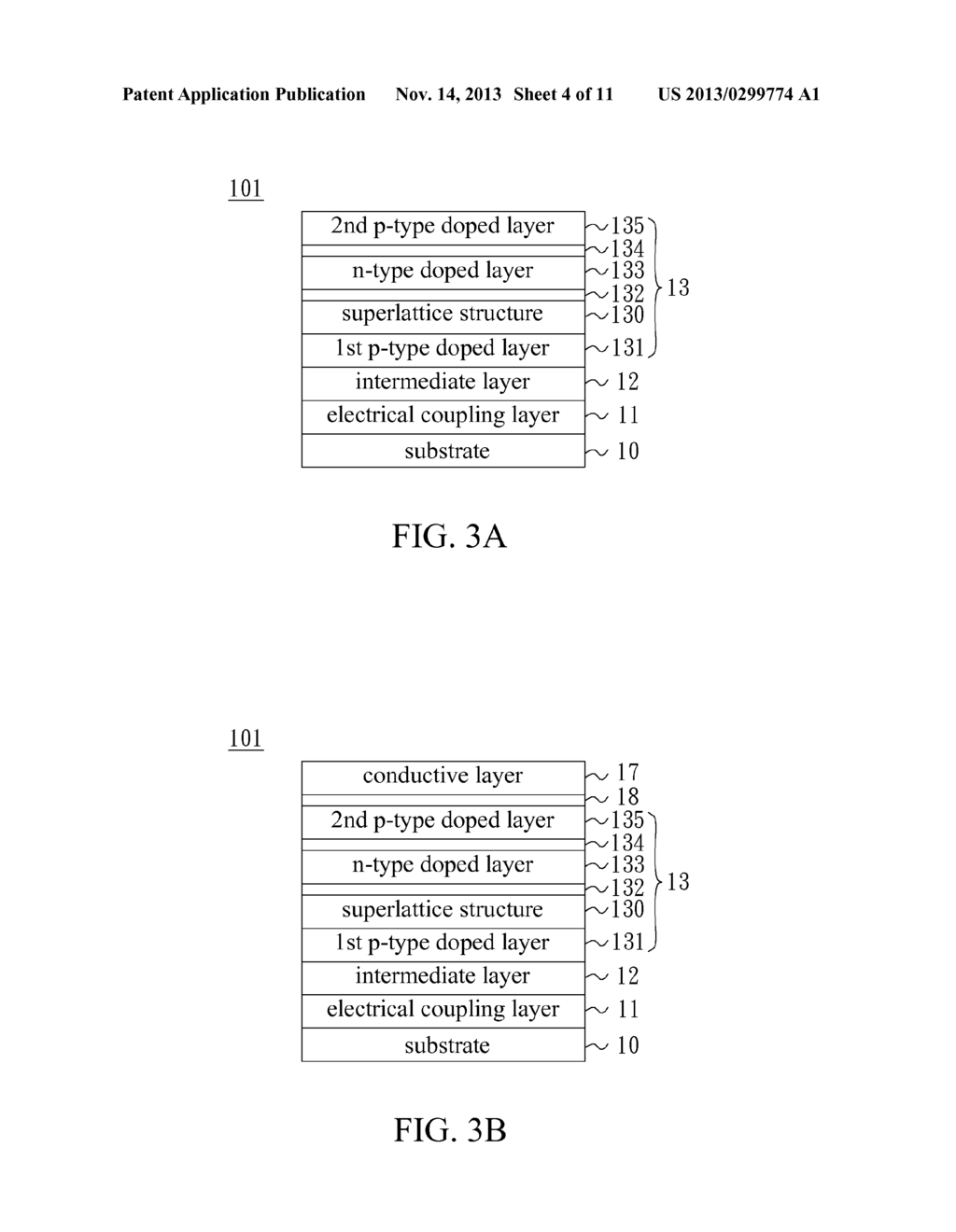 LIGHT-EMITTING DIODE DEVICE AND A METHOD OF MANUFACTURING THE SAME - diagram, schematic, and image 05