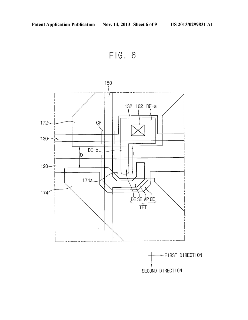 ARRAY SUBSTRATE AND DISPLAY PANEL HAVING THE SAME - diagram, schematic, and image 07