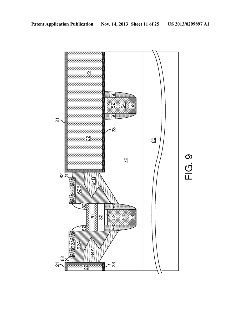 INVERTED THIN CHANNEL MOSFET WITH SELF-ALIGNED EXPANDED SOURCE/DRAIN - diagram, schematic, and image 12