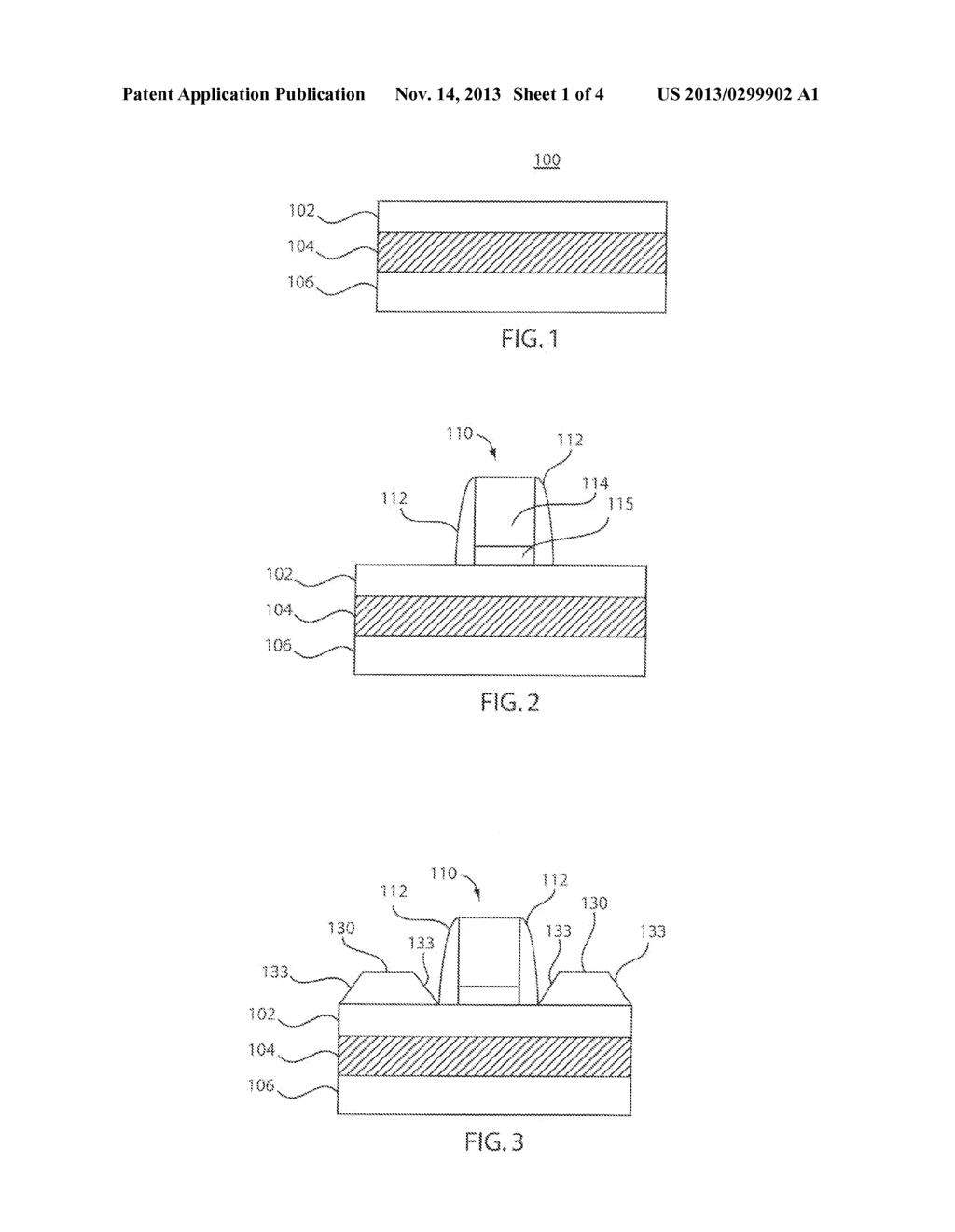 FORMATION METHOD AND STRUCTURE FOR A WELL-CONTROLLED METALLIC SOURCE/DRAIN     SEMICONDUCTOR DEVICE - diagram, schematic, and image 02