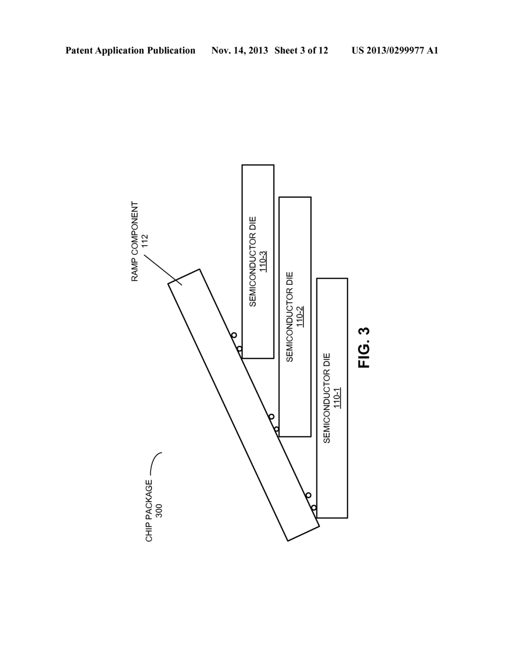 RAMP-STACK CHIP PACKAGE WITH VARIABLE CHIP SPACING - diagram, schematic, and image 04