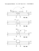 MICROELECTRONIC PACKAGE WITH STACKED MICROELECTRONIC ELEMENTS AND METHOD     FOR MANUFACTURE THEREOF diagram and image