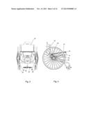 WHEELCHAIR AND FRAME FOR A WHEELCHAIR diagram and image