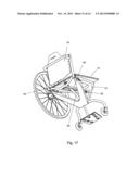 WHEELCHAIR AND FRAME FOR A WHEELCHAIR diagram and image