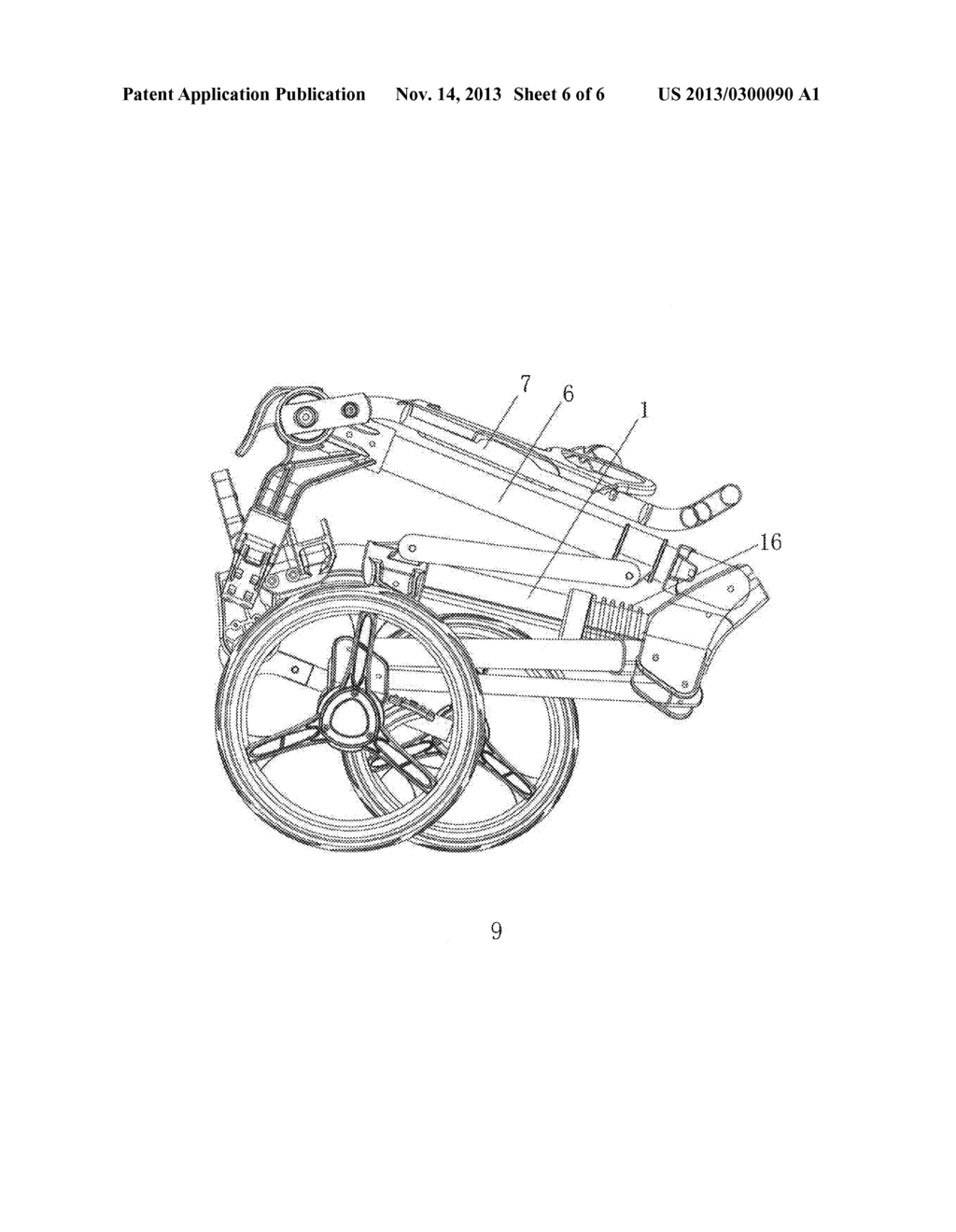 FOLDING GOLF CART - diagram, schematic, and image 07