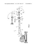 DEMOLITION HAMMER ARRANGEMENT FOR A REMOTE-CONTROLLED WORKING MACHINE     EQUIPPED WITH A MANOEUVRABLE ARM diagram and image