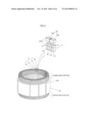 METHOD OF BINDING STATOR COILS OF MOTOR diagram and image