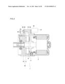 ROTATING ELECTRICAL MACHINE INCORPORATING DRIVE DEVICE diagram and image