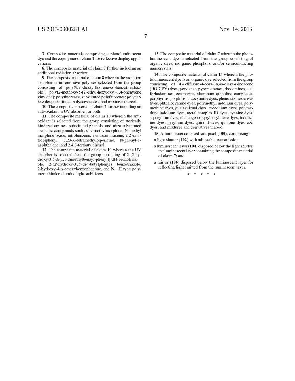 COPOLYMERS FOR LUMINESCENCE ENHANCEMENT IN REFLECTIVE DISPLAY APPLICATIONS - diagram, schematic, and image 09