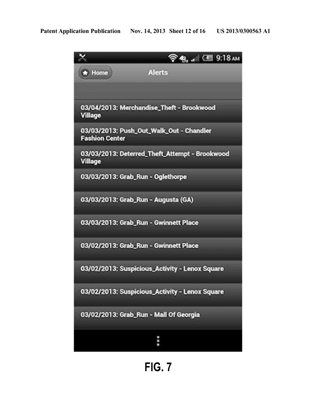 MOBILE INCIDENT REPORTING OF ORGANIZED RETAIL CRIME - diagram, schematic, and image 13