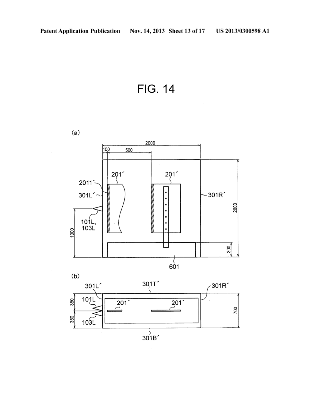 APPARATUS FOR MEASURING WIDTH DIRECTION END POSITION OF STRIP, APPARATUS     FOR MEASURING WIDTH DIRECTION CENTRAL POSITION OF STRIP AND MICROWAVE     SCATTERING PLATE - diagram, schematic, and image 14