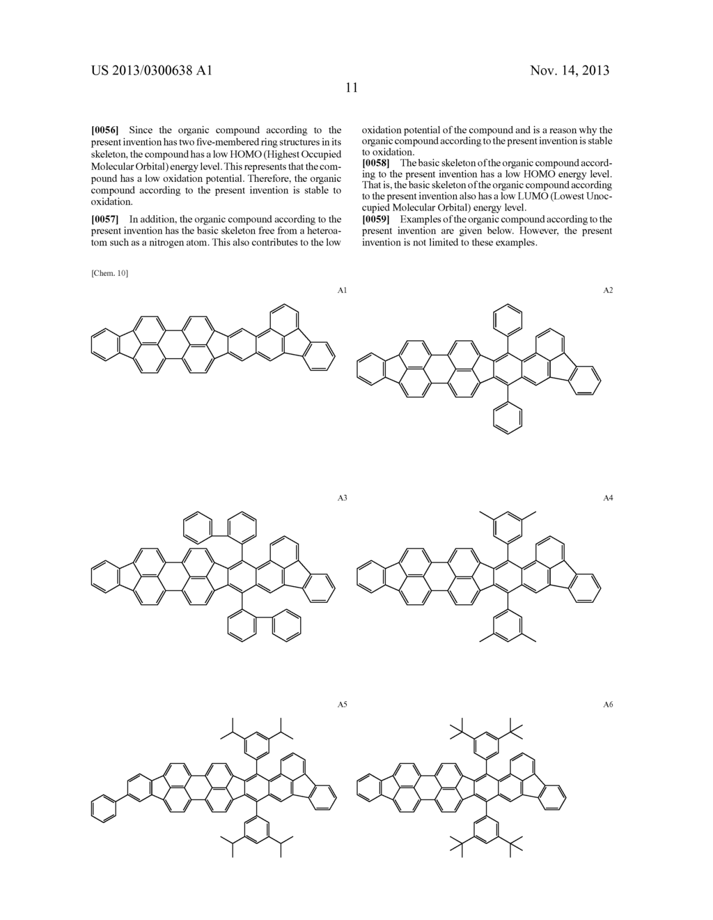 ORGANIC COMPOUND, ORGANIC ELECTROLUMINESCENCE ELEMENT, AND IMAGE DISPLAY     DEVICE - diagram, schematic, and image 13