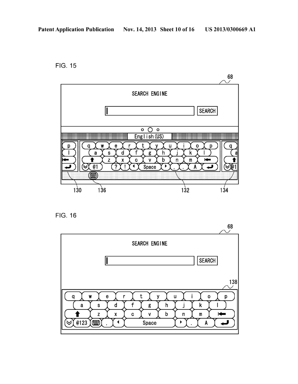 INPUT DEVICE, INPUT METHOD, AND COMPUTER PROGRAM FOR INPUTTING CHARACTERS,     NUMBERS, OR SYMBOLS BY USING AN ON-SCREEN KEYBOARD - diagram, schematic, and image 11