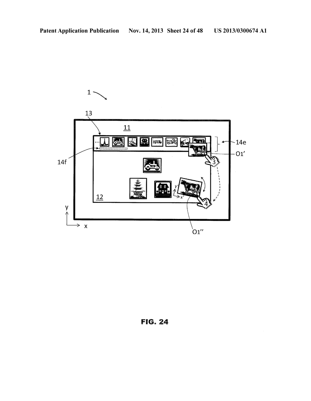 Overscan Display Device and Method of Using the Same - diagram, schematic, and image 25