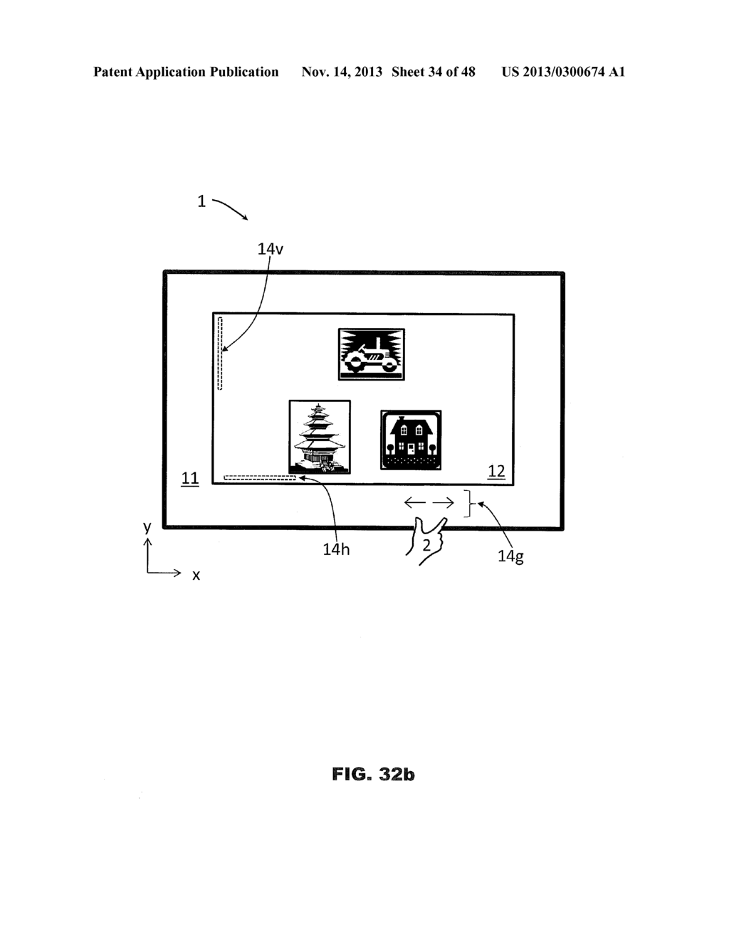 Overscan Display Device and Method of Using the Same - diagram, schematic, and image 35