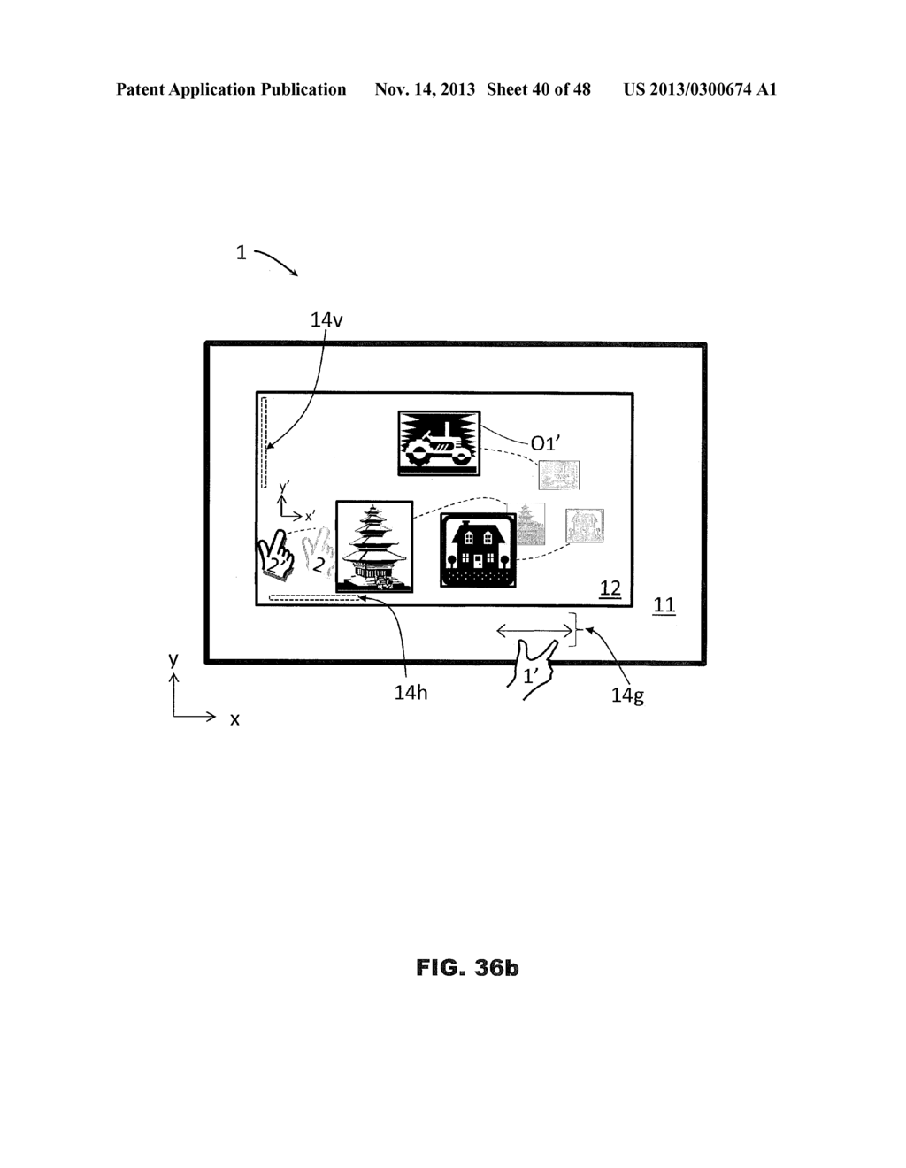 Overscan Display Device and Method of Using the Same - diagram, schematic, and image 41