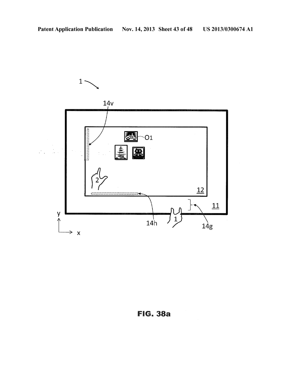 Overscan Display Device and Method of Using the Same - diagram, schematic, and image 44