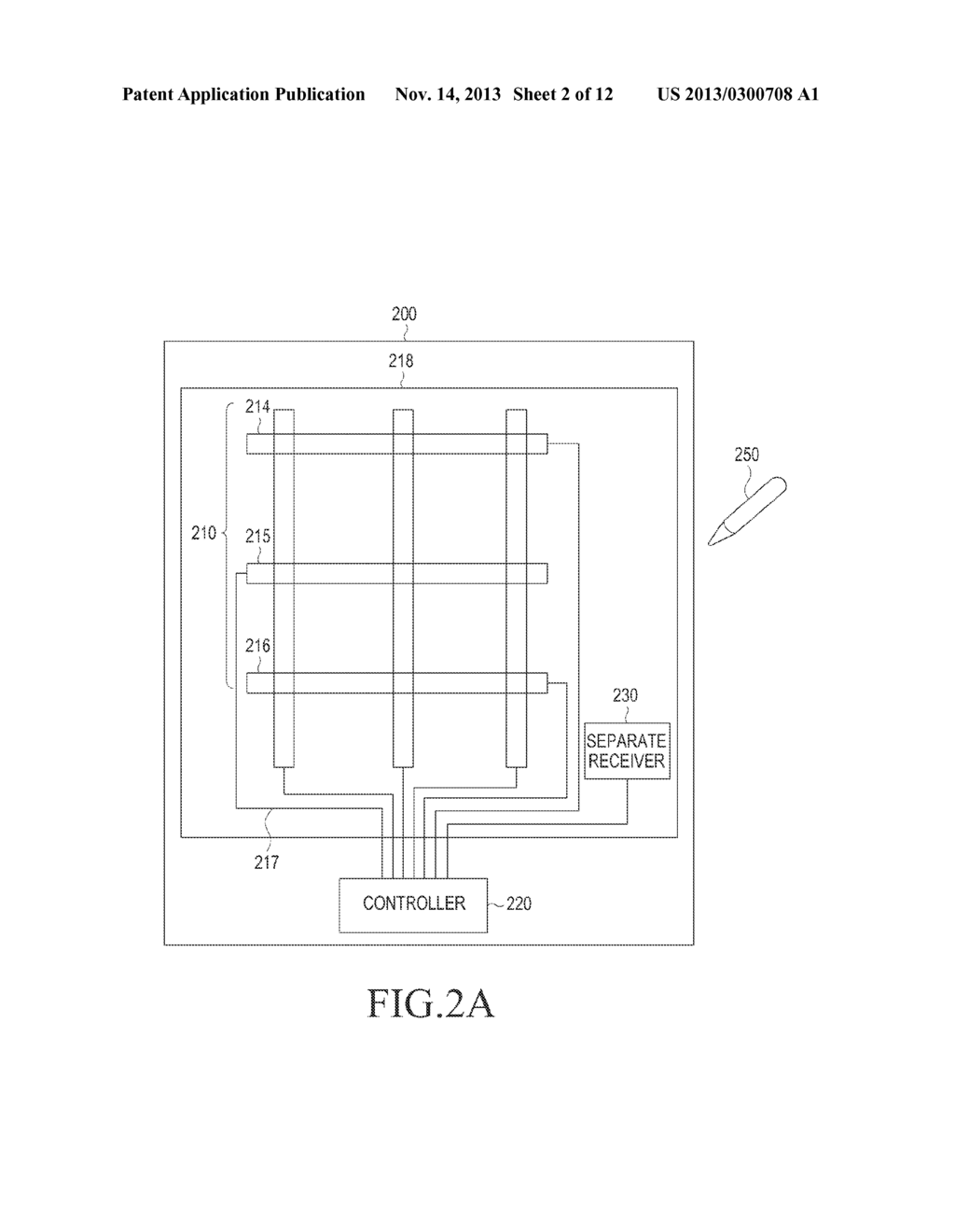 COORDINATE INDICATING APPARATUS AND COORDINATE MEASUREMENT APPARATUS FOR     MEASURING INPUT POSITION OF COORDINATE INDICATING APPARATUS - diagram, schematic, and image 03