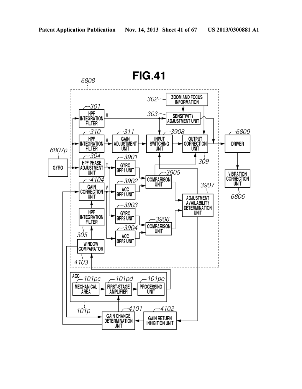 IMAGE STABILIZATION CONTROL APPARATUS AND IMAGING APPARATUS - diagram, schematic, and image 42