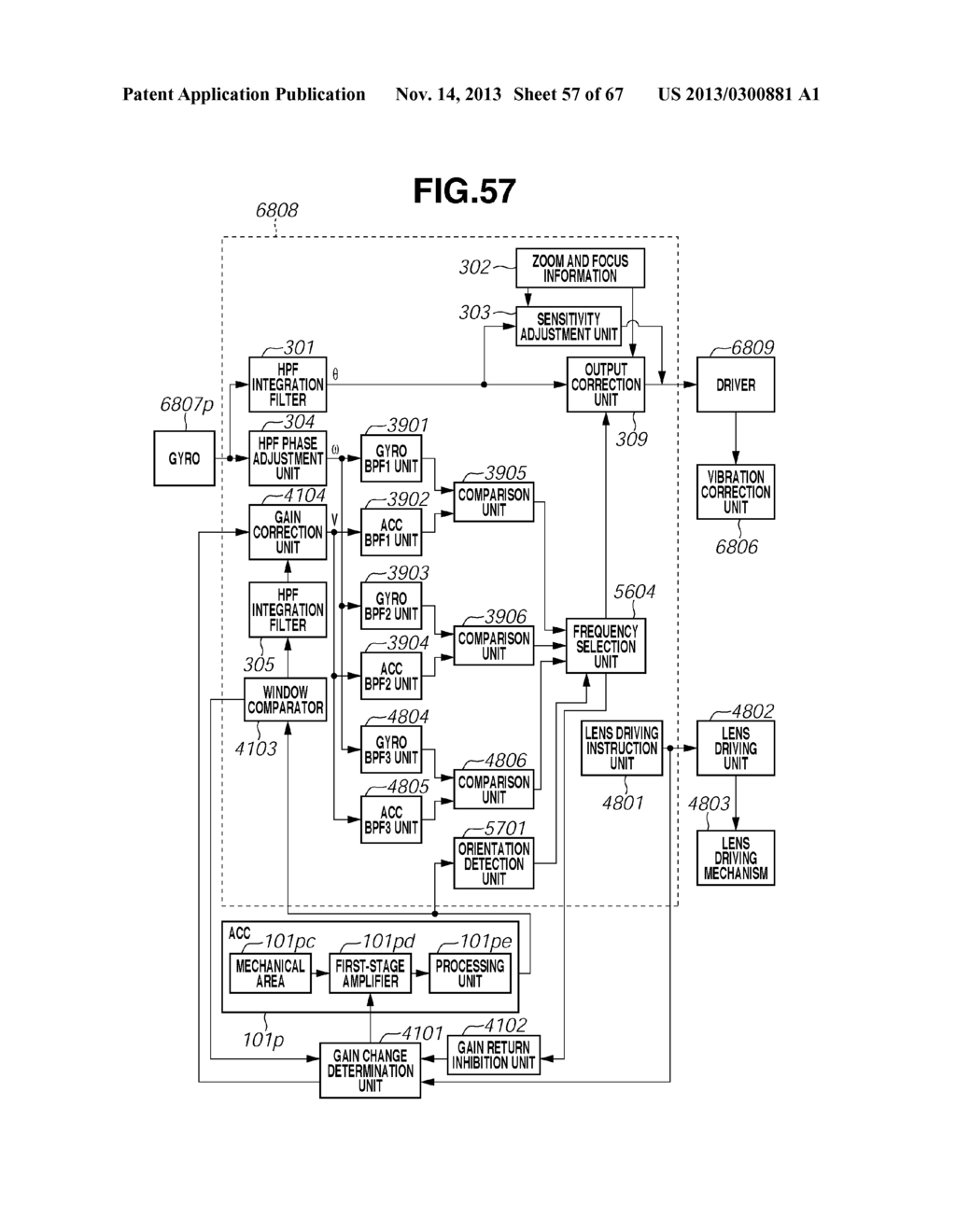 IMAGE STABILIZATION CONTROL APPARATUS AND IMAGING APPARATUS - diagram, schematic, and image 58