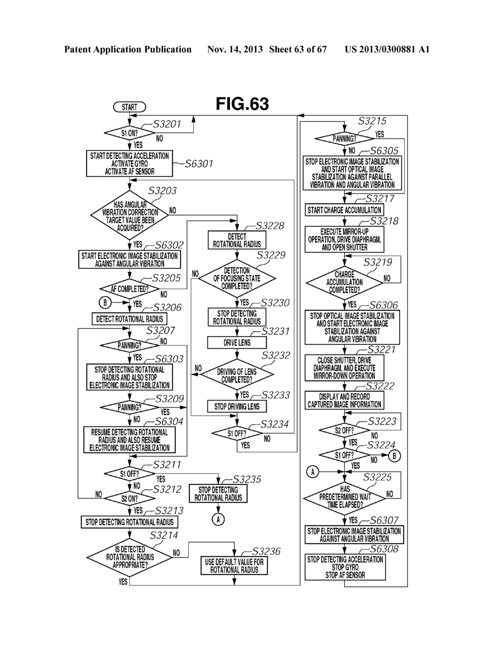 IMAGE STABILIZATION CONTROL APPARATUS AND IMAGING APPARATUS - diagram, schematic, and image 64