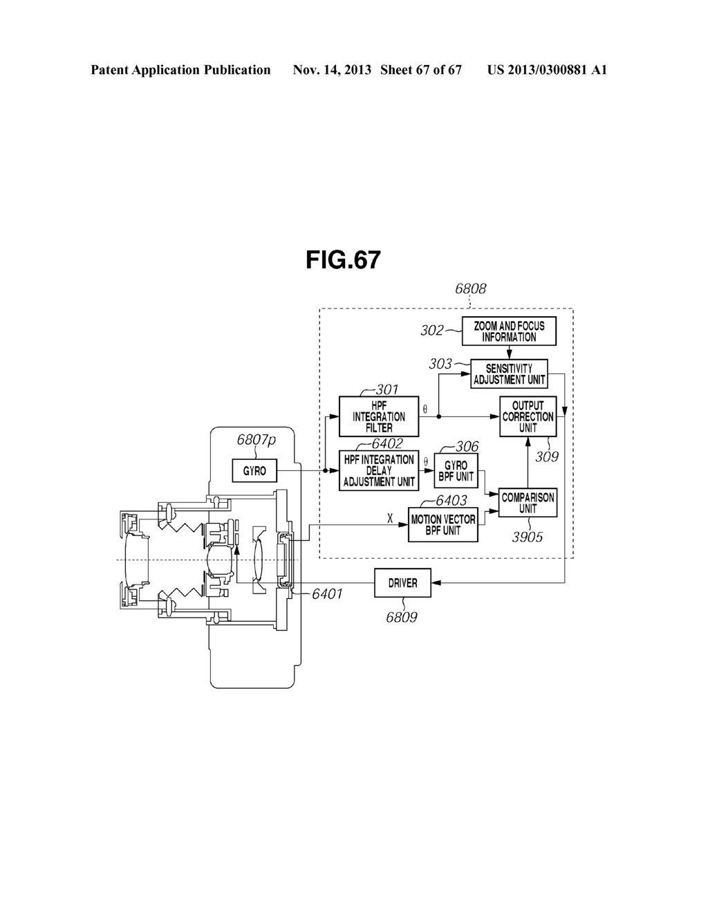 IMAGE STABILIZATION CONTROL APPARATUS AND IMAGING APPARATUS - diagram, schematic, and image 68