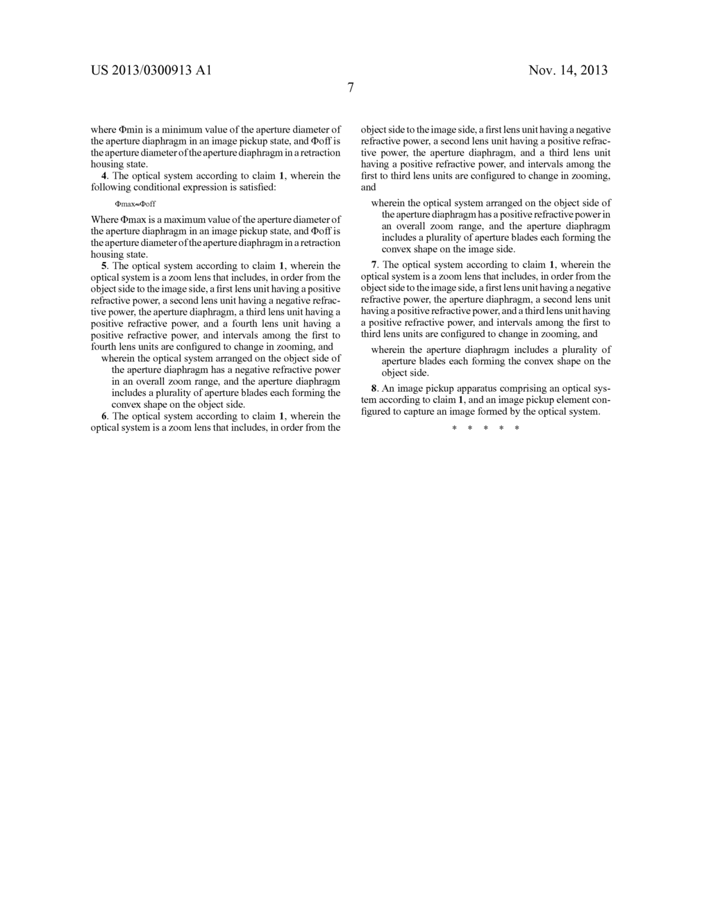 OPTICAL SYSTEM, AND IMAGE PICKUP APPARATUS HAVING THE SAME - diagram, schematic, and image 16