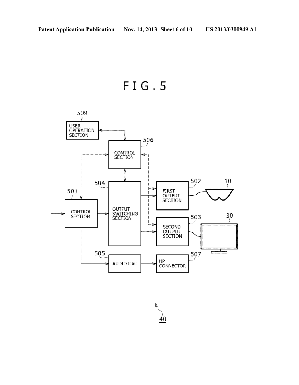 HEAD MOUNT DISPLAY AND METHOD FOR CONTROLLING HEAD MOUNT DISPLAY - diagram, schematic, and image 07