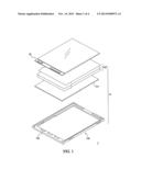 BACKLIGHT UNIT HAVING BUFFER STRUCTURES AND LIQUID CRYSTAL DISPLAY DEVICE     USING THE SAME diagram and image