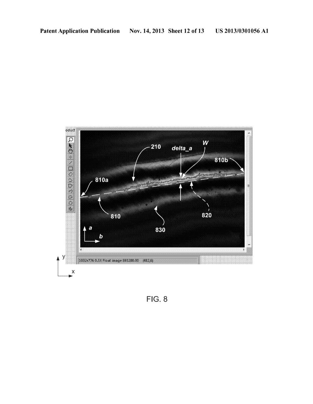 NONCONTACT INTERFEROMETRIC SENSOR AND METHOD OF USE - diagram, schematic, and image 13