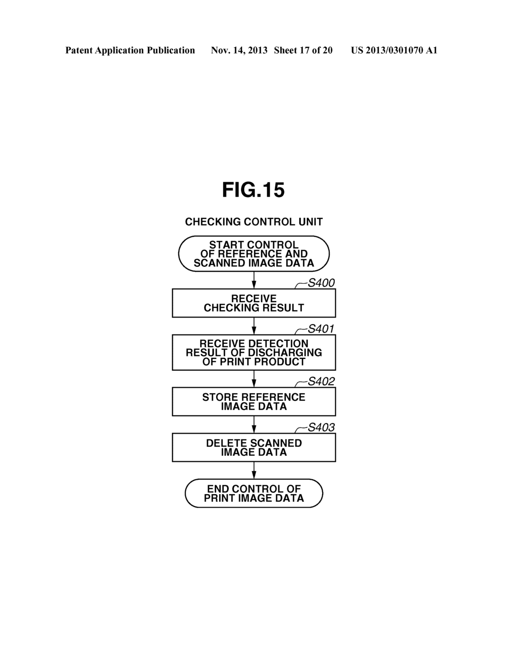 CHECKING APPARATUS, CONTROL METHOD THEREOF, AND PRINTING APPARATUS - diagram, schematic, and image 18