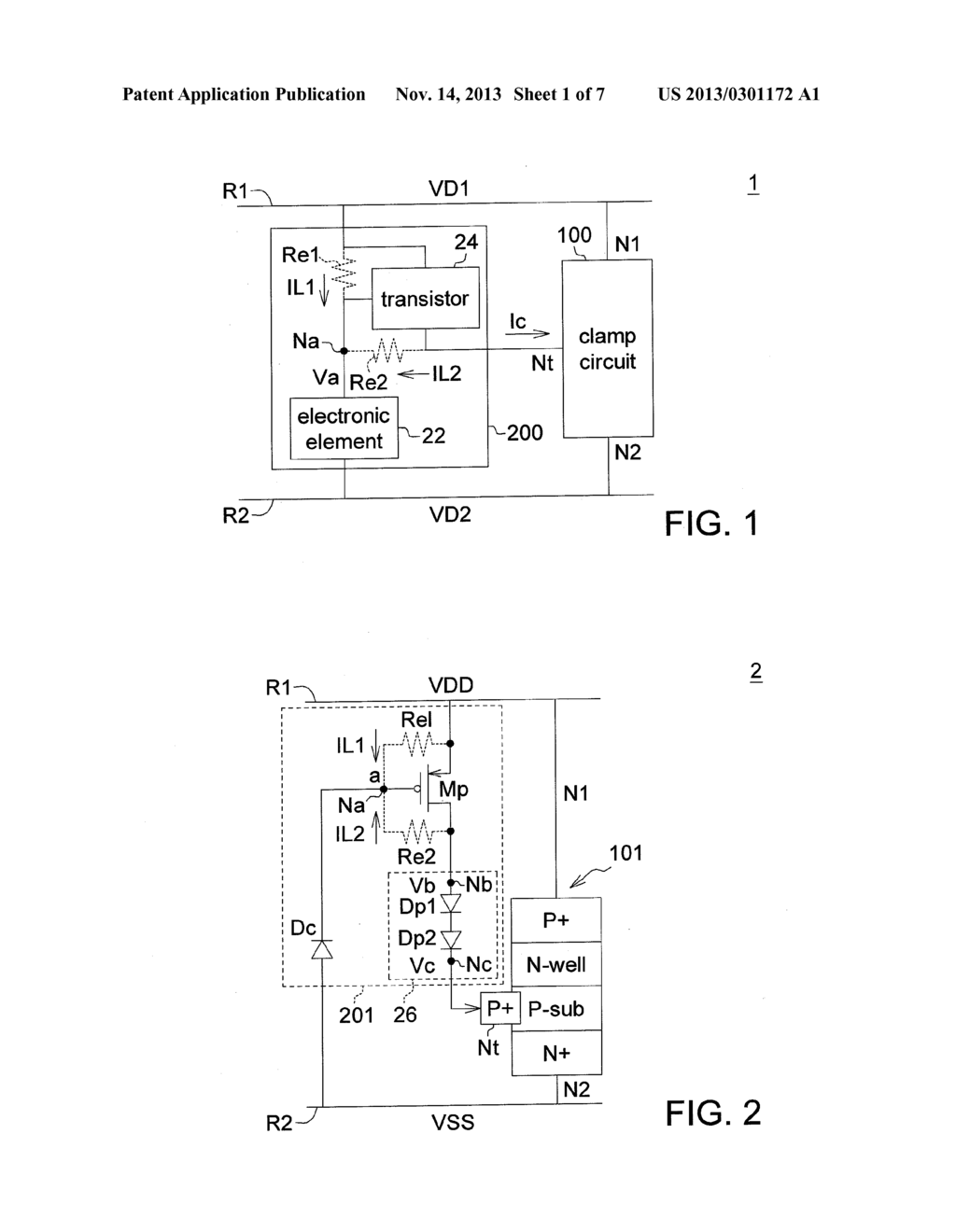 ELECTROSTATIC DISCHARGE PROTECTION APPARATUS AND ASSOCIATED METHOD - diagram, schematic, and image 02