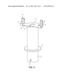 DISPLAY SYSTEM WITH MOUNTING ASSEMBLIES AND ASSOCIATED METHODS diagram and image