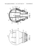 SOLID STATE LIGHT WITH ALIGNED LIGHT GUIDE AND INTEGRATED VENTED THERMAL     GUIDE diagram and image