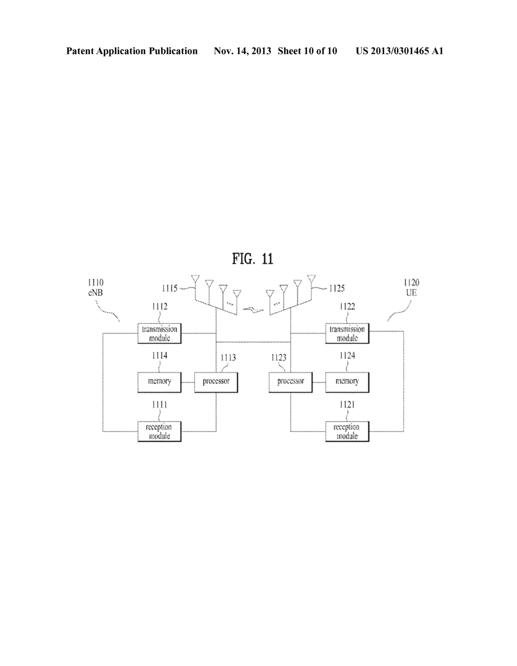 METHOD AND DEVICE FOR SETTING CHANNEL STATUS INFORMATION MEASURING     RESOURCE IN A WIRELESS COMMUNICATION SYSTEM - diagram, schematic, and image 11