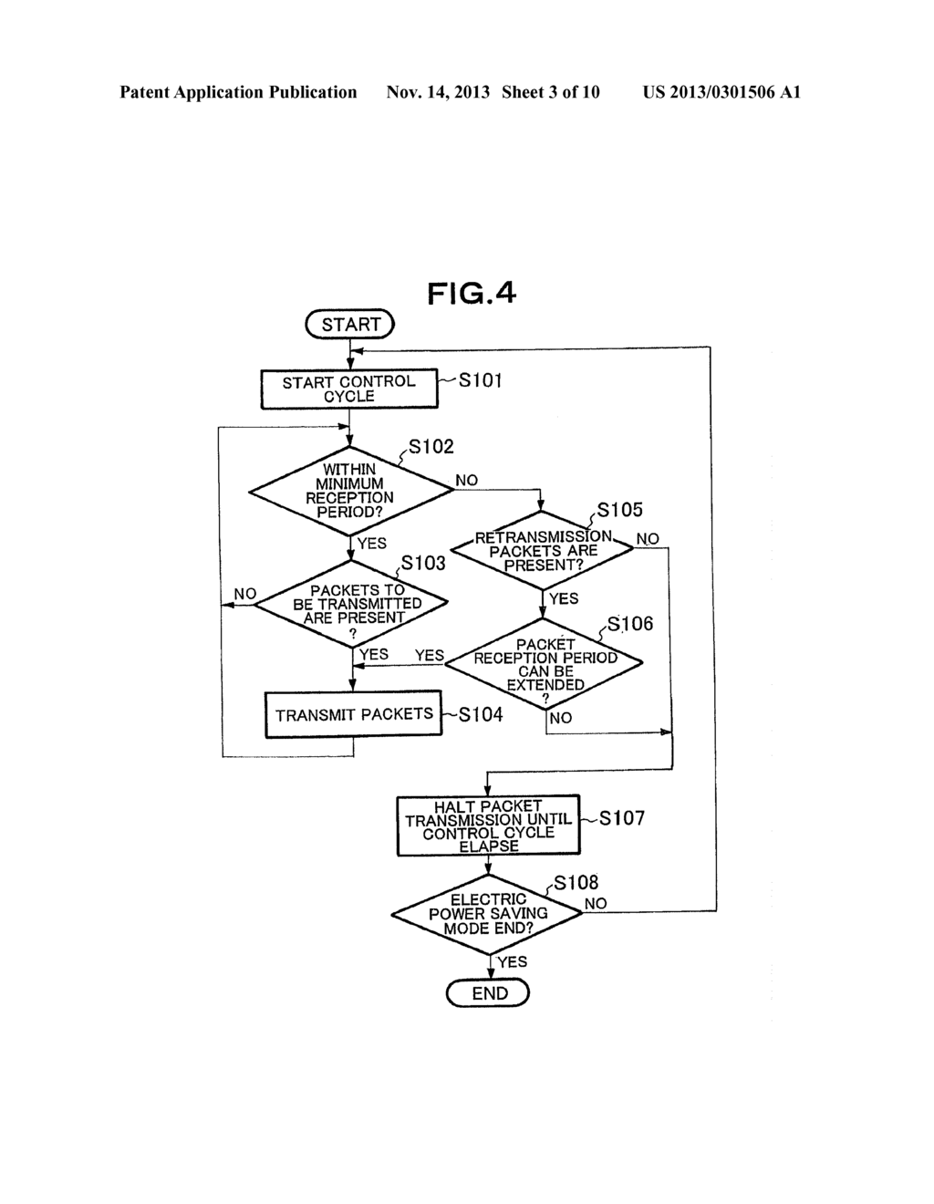 MOBILE COMMUNICATION SYSTEM, BASE STATION, MOBILE STATION, AND     POWER-SAVING TRANSMISSION AND RECEPTION METHOD USED IN THEM - diagram, schematic, and image 04