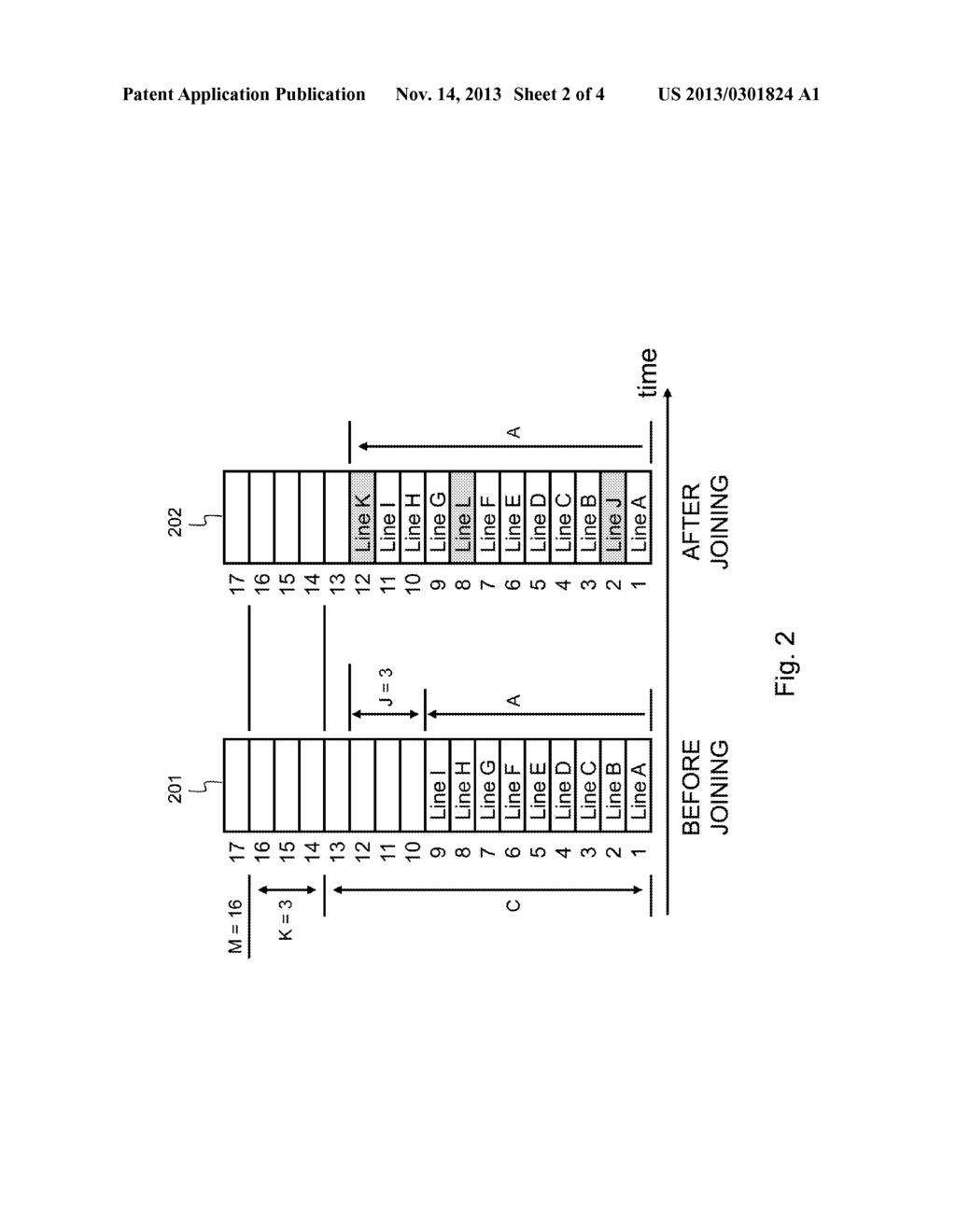 CROSSTALK CANCELLATION DEVICE AND METHOD WITH IMPROVED VECTORING     STABILISATION - diagram, schematic, and image 03