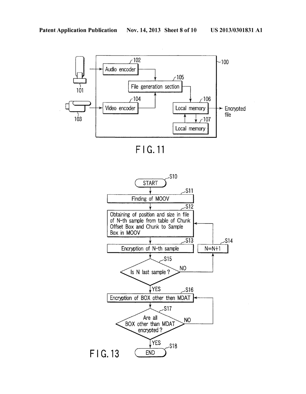 DATA STRUCTURE OF MULTIMEDIA FILE FORMAT, ENCRYPTING METHOD AND DEVICE     THEREOF, AND DECRYPTING METHOD AND DEVICE THEREOF - diagram, schematic, and image 09