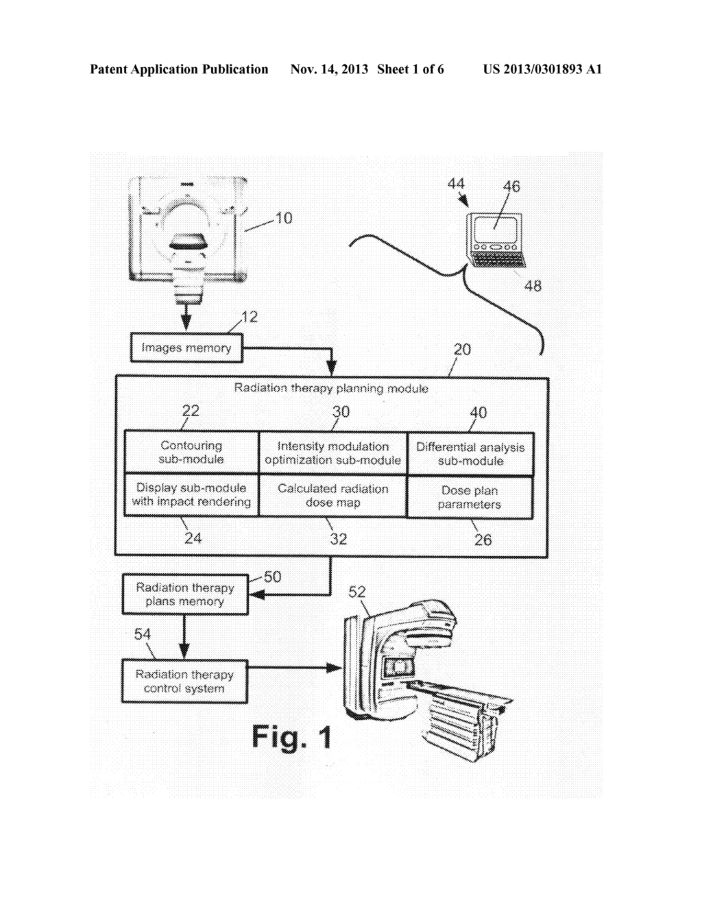 CONTOUR DELINEATION FOR RADIATION THERAPY PLANNING WITH REAL-TIME CONTOUR     SEGMENT IMPACT RENDERING - diagram, schematic, and image 02