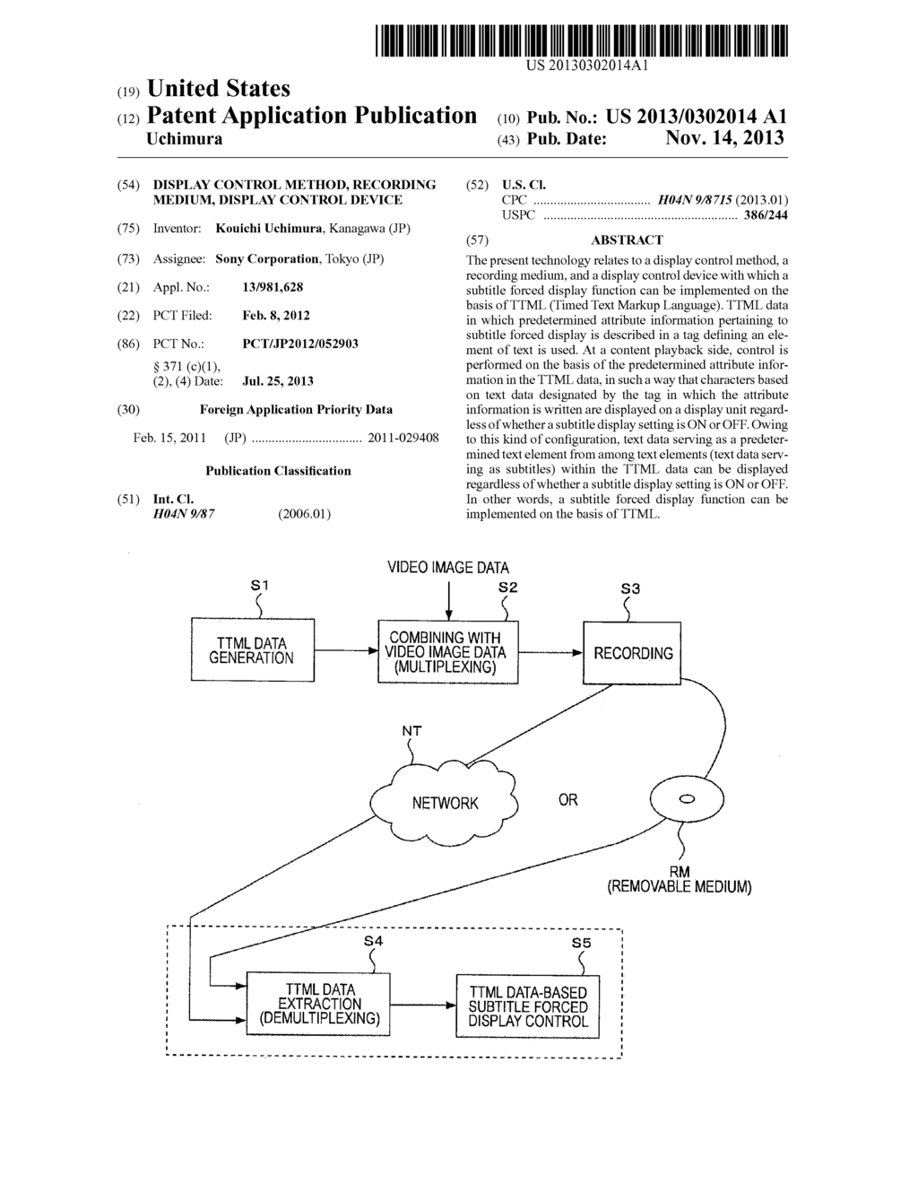 DISPLAY CONTROL METHOD, RECORDING MEDIUM, DISPLAY CONTROL DEVICE - diagram, schematic, and image 01