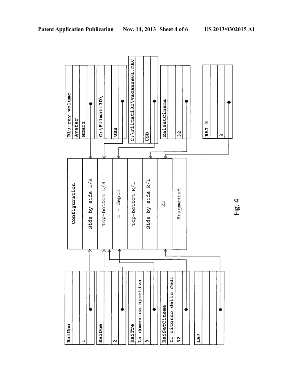 Method of Acquisition, Storage and Use of Data Relating to a     Three-Dimensional Video Stream, and Video Processing Apparatus Thereof - diagram, schematic, and image 05