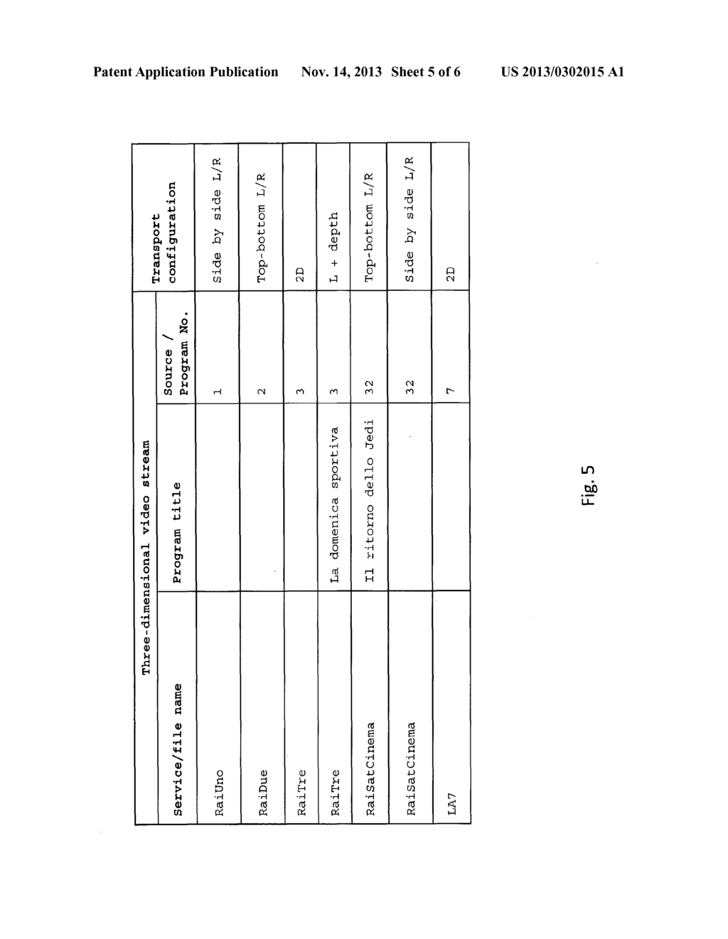 Method of Acquisition, Storage and Use of Data Relating to a     Three-Dimensional Video Stream, and Video Processing Apparatus Thereof - diagram, schematic, and image 06