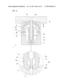 HOT RUNNER VALVE APPARATUS FOR AN INJECTION-MOLDING MACHINE diagram and image